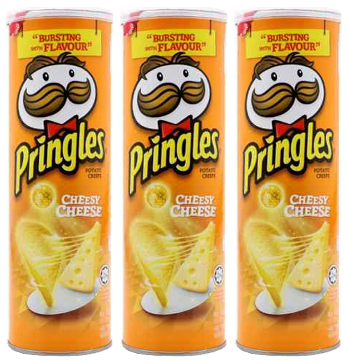 Order Pringles Potato Crisps Cheesy Cheese Flavor 110g (3 Pieces) in ...