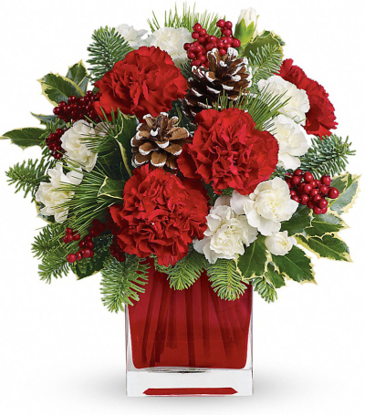 ​White Christmas Flowers Send to Manila