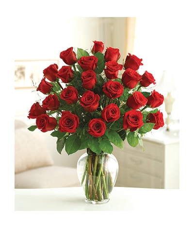 Two Dozen Premium Long Stem Red Roses Send to Manila Philippines