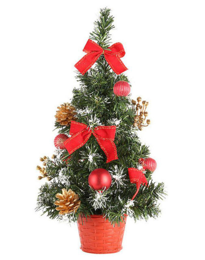 20cm Red Mini Christmas Tree